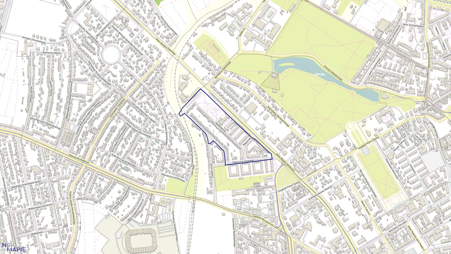 Mapa obrębu Pogodno 146 w mieście Szczecin